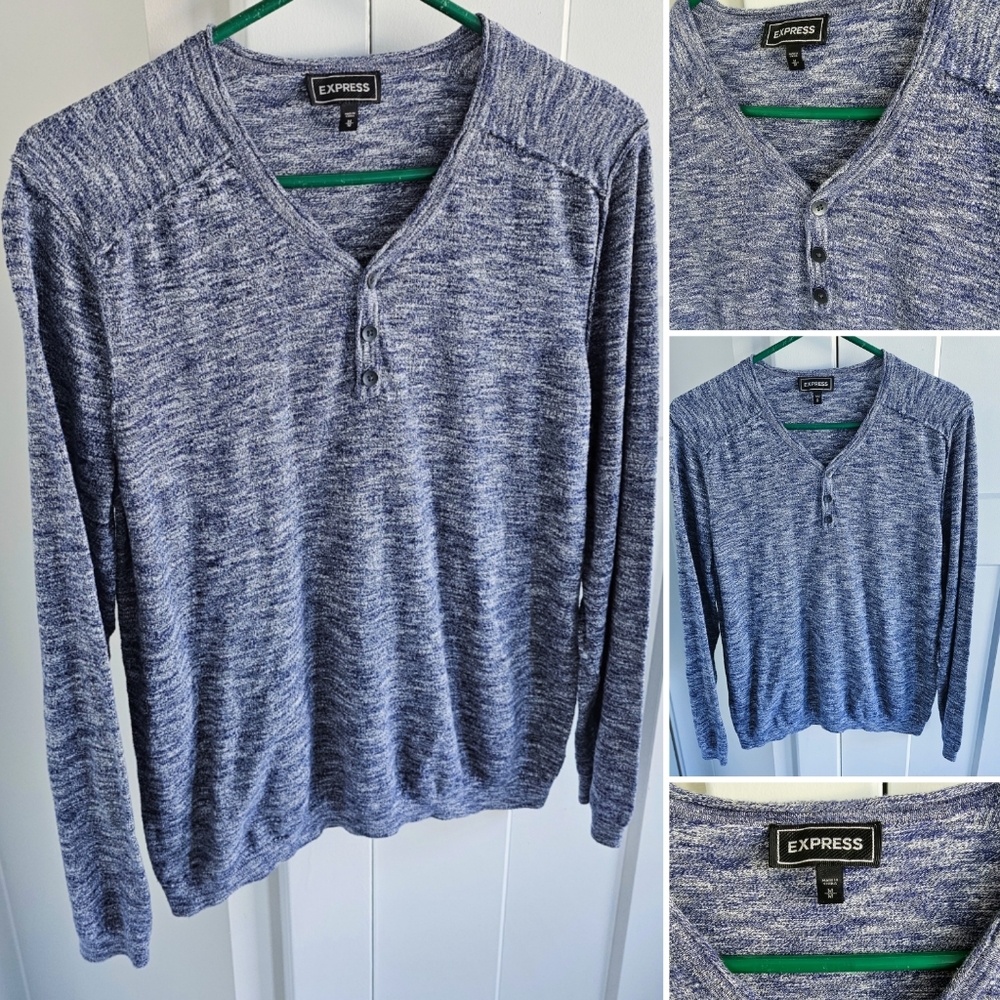 Express Long Sleeve Henley.